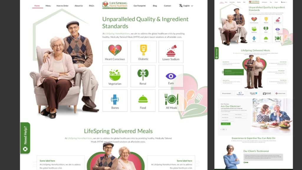 Medically Tailored Meals landing page cover